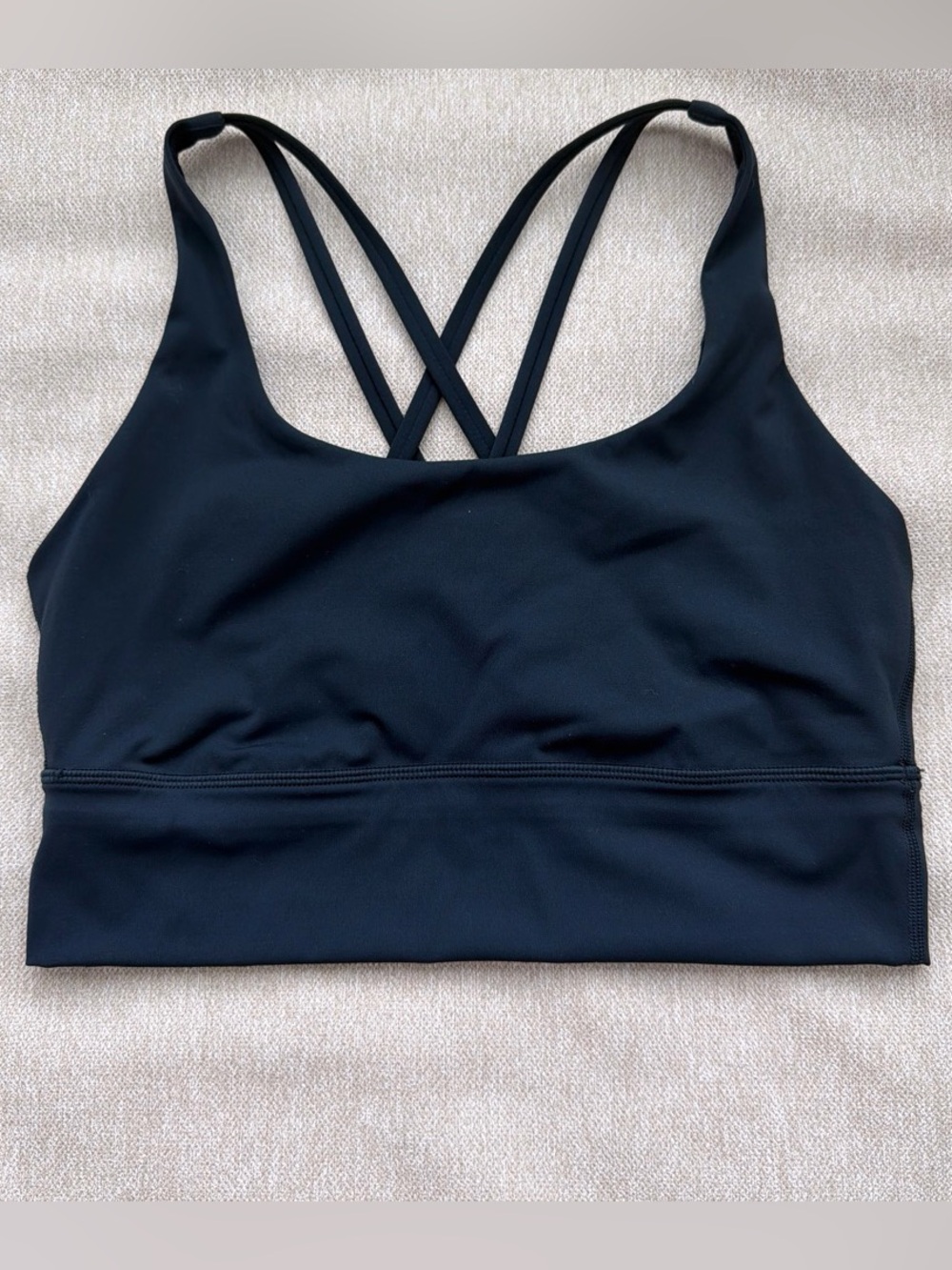 CRZ Yoga naked, feeling long line sports bra
Stray back scoop neck
Color: Navy